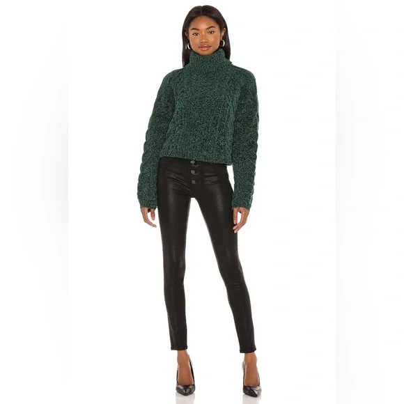 Paige Hoxton Ultra Skinny Jeans Button Fly Black Fog Luxe Coating High Waist - Picture 4 of 15